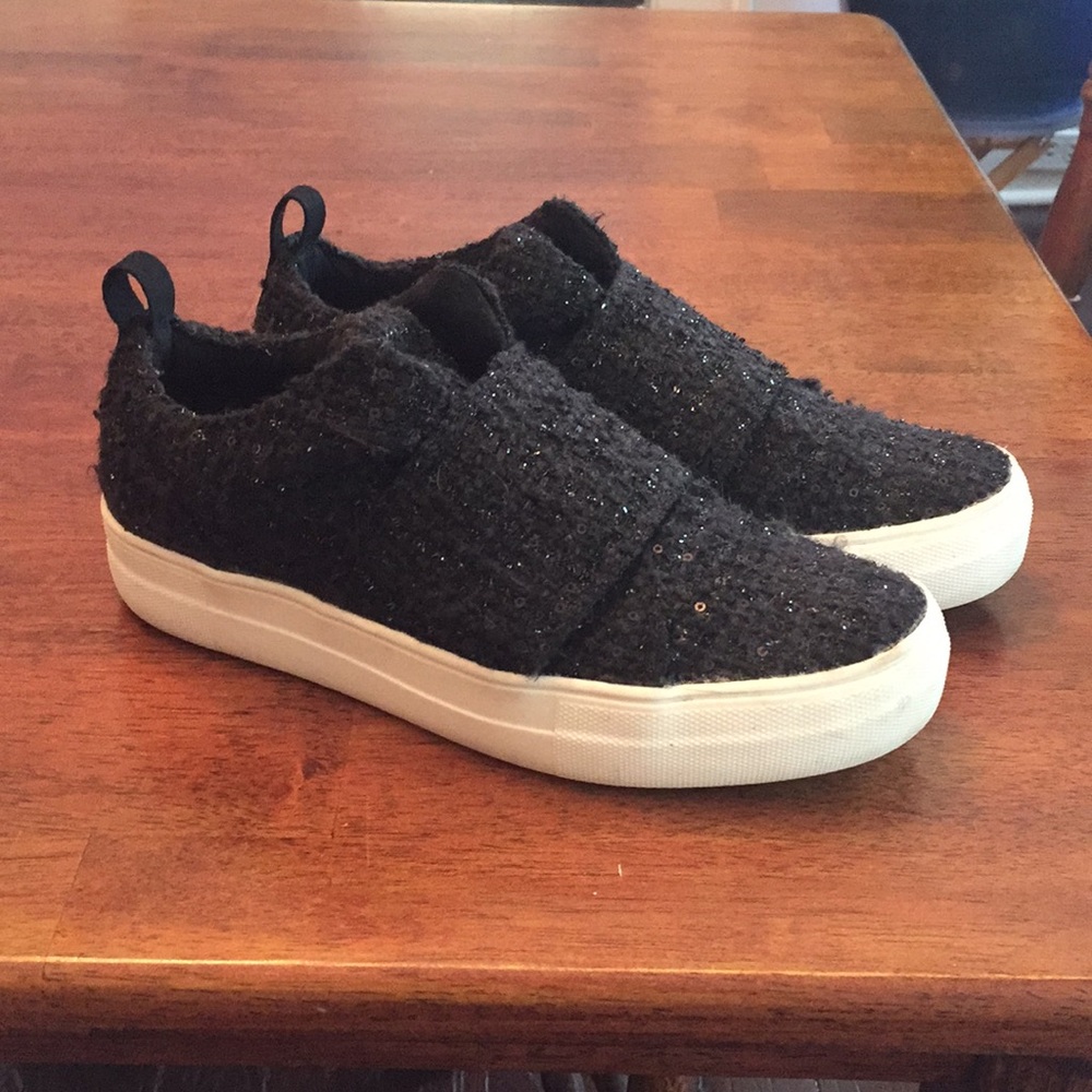 Dolce Vita Black Embellished Sneakers